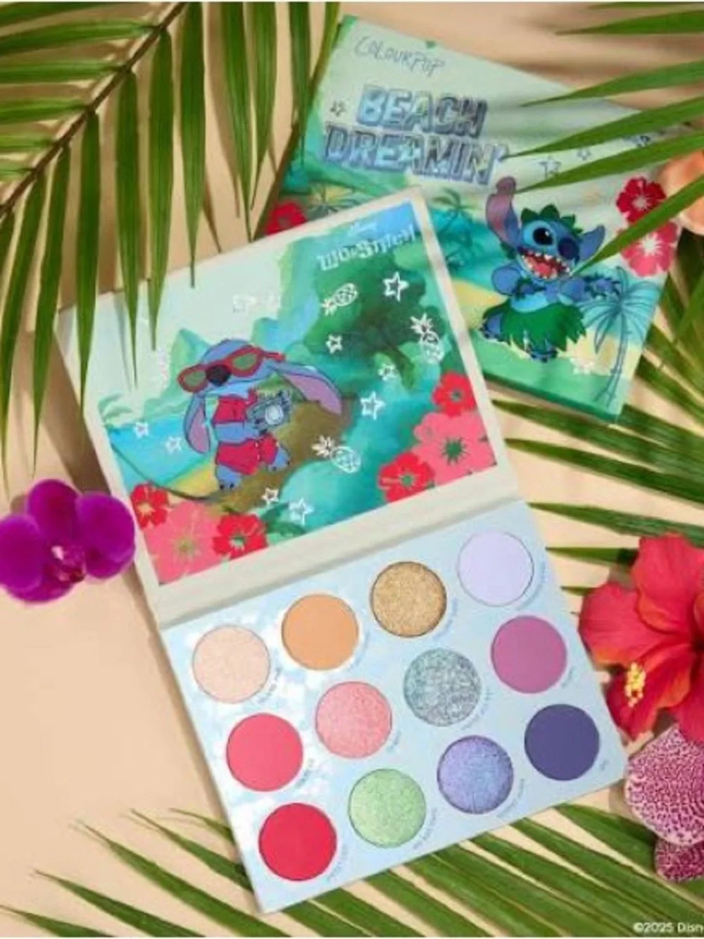💝NIB Colourpop Beach Dreamin lilo & stitch eyeshadow palette💝